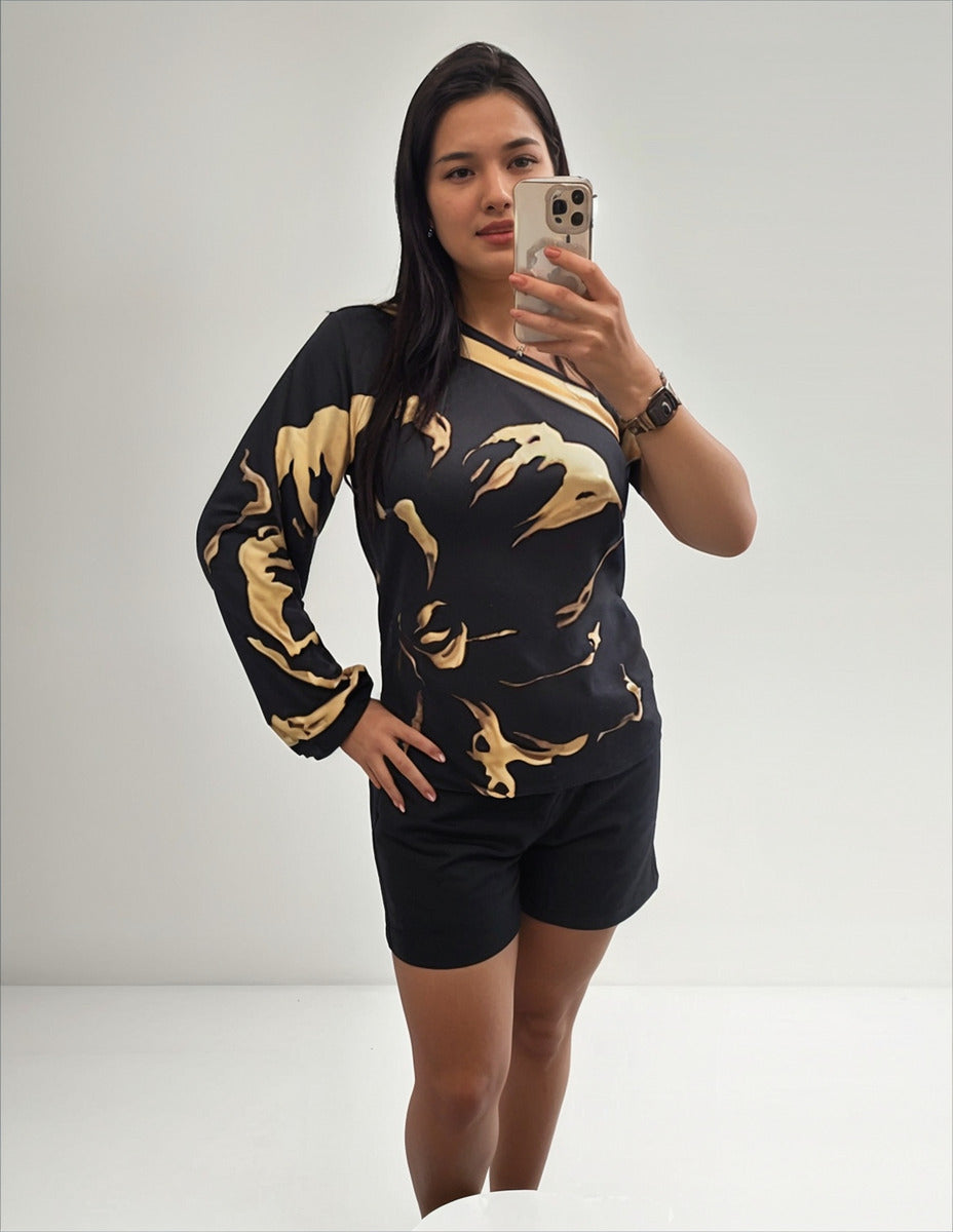 Blusa Ombro Único Morena Rosa