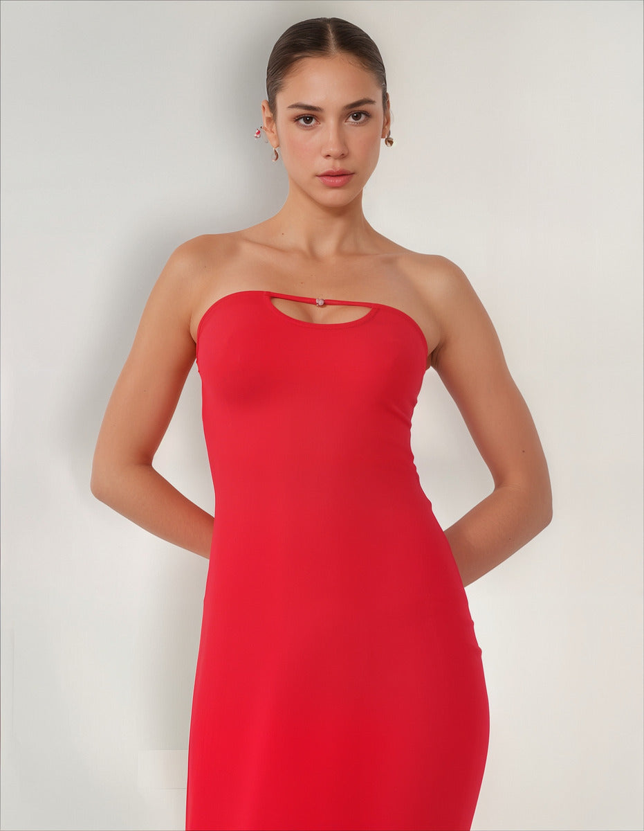 Lança Perfume Vestido Curto Tomara Que Caia