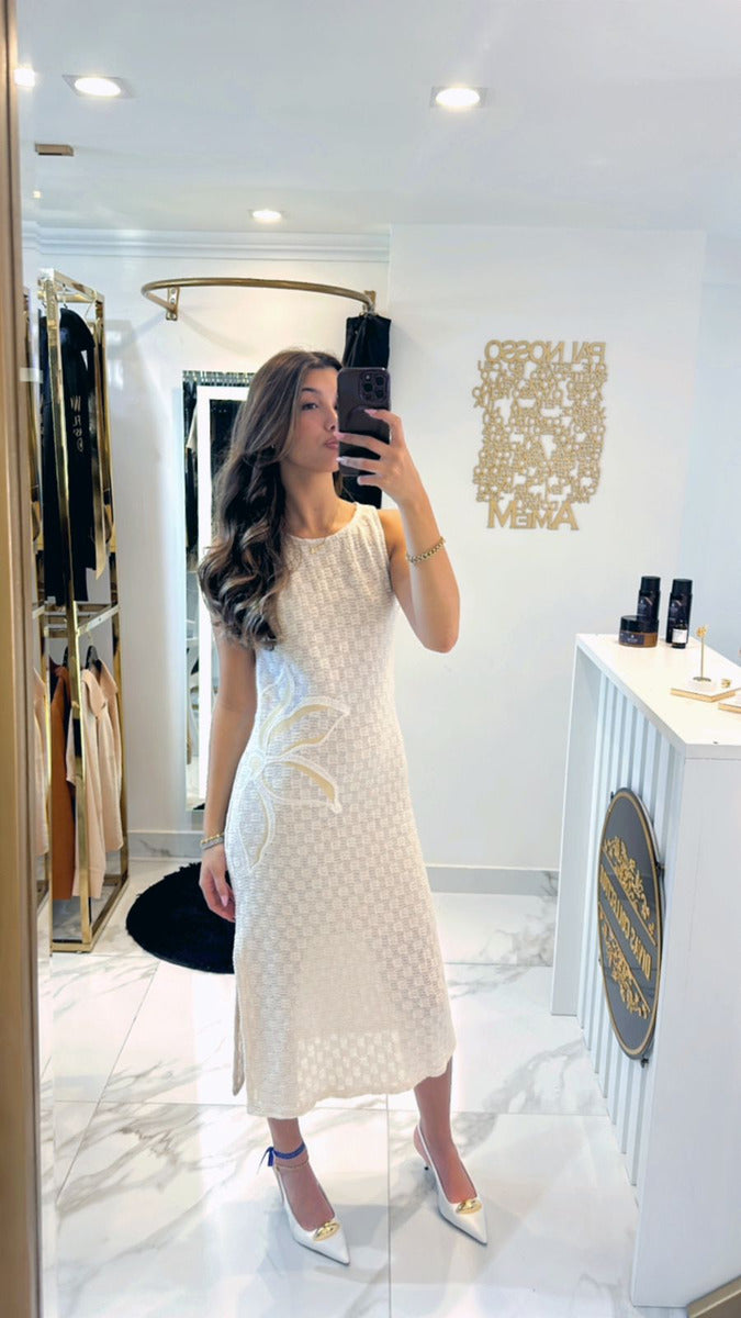 Vestido Midi Zinco