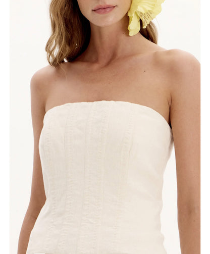 Blusa Corset Básica Sem Alças Lança Perfume