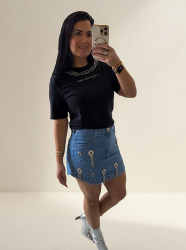 Saia Feminina Morena Rosa